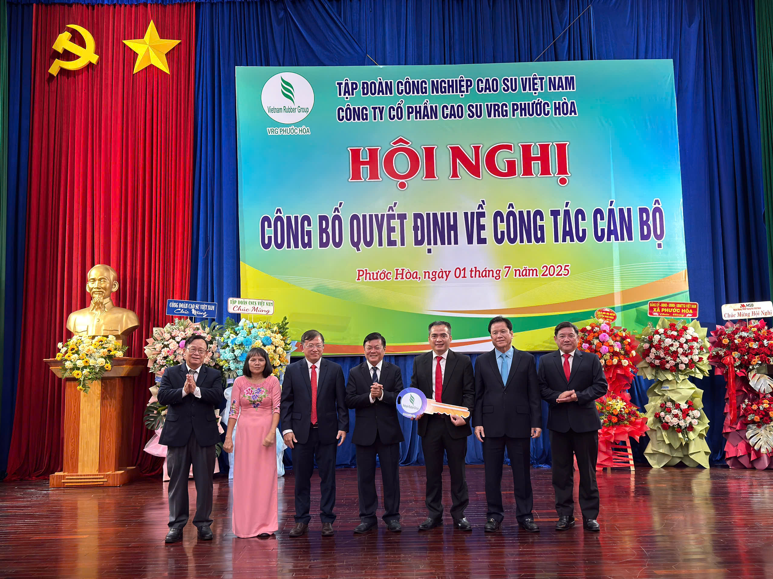 Cao su Phước Hòa công bố quyết định về công tác cán bộ
