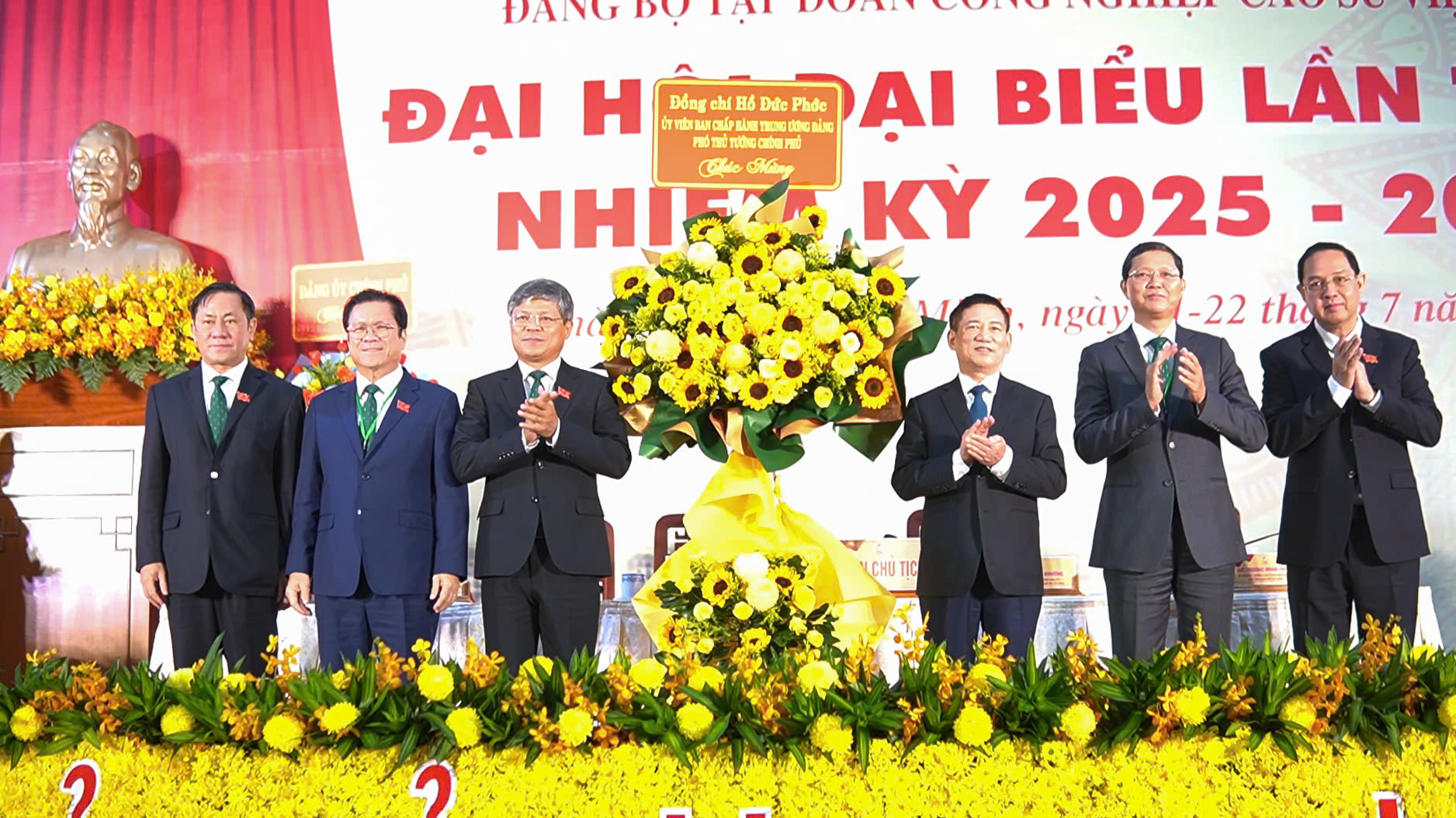 ĐẠI HỘI ĐẠI BIỂU ĐẢNG BỘ VRG LẦN THỨ X, NHIỆM KỲ 2025 – 2030