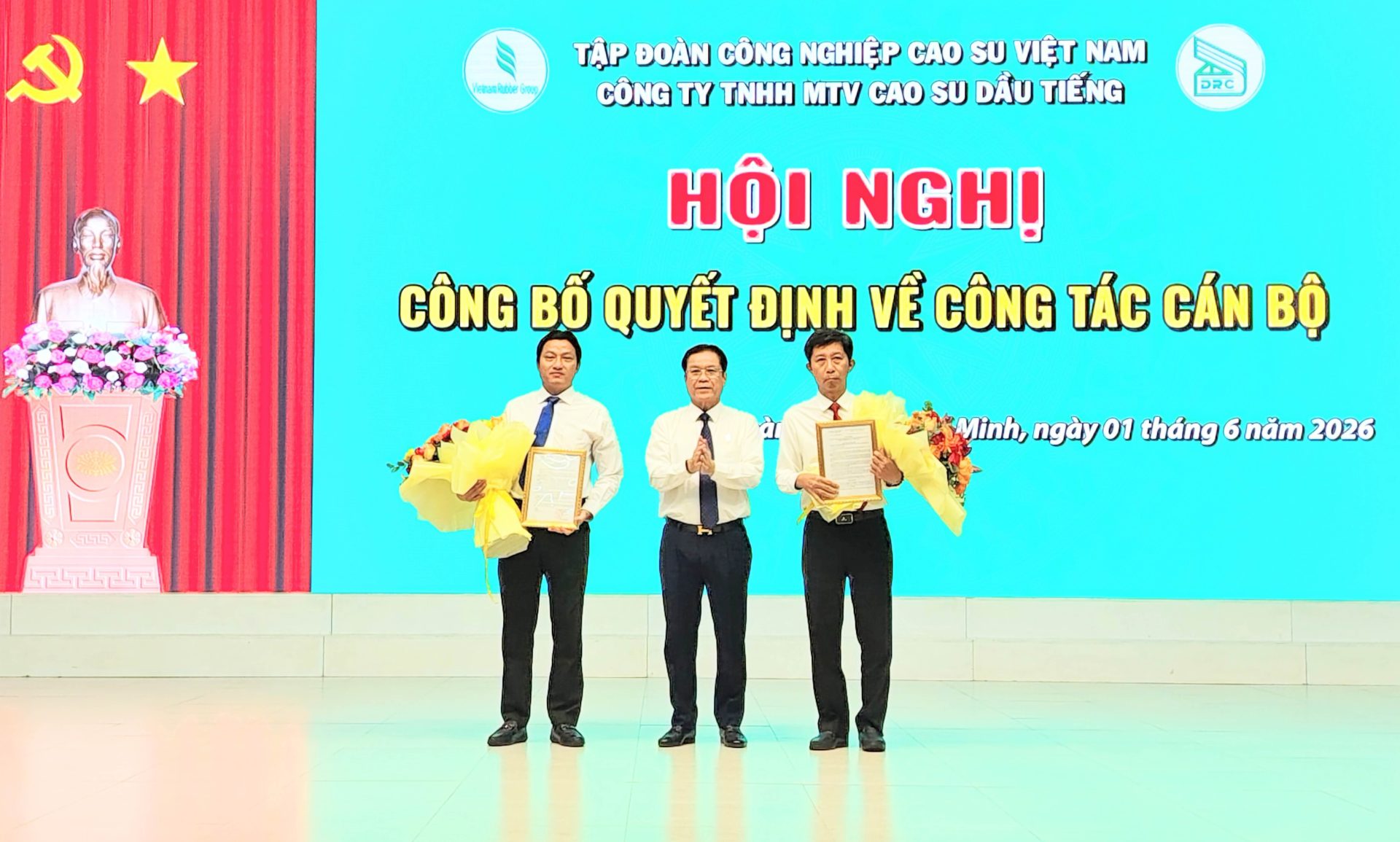 Ông Nguyễn Văn Quang được bổ nhiệm Tổng Giám đốc Công ty TNHH MTV Cao su Dầu Tiếng