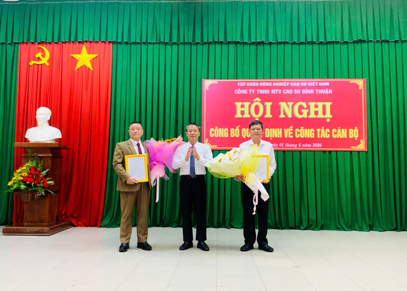 Ông Nguyễn Công Tám được bổ nhiệm Tổng Giám đốc Công ty TNHH MTV Cao su Bình Thuận