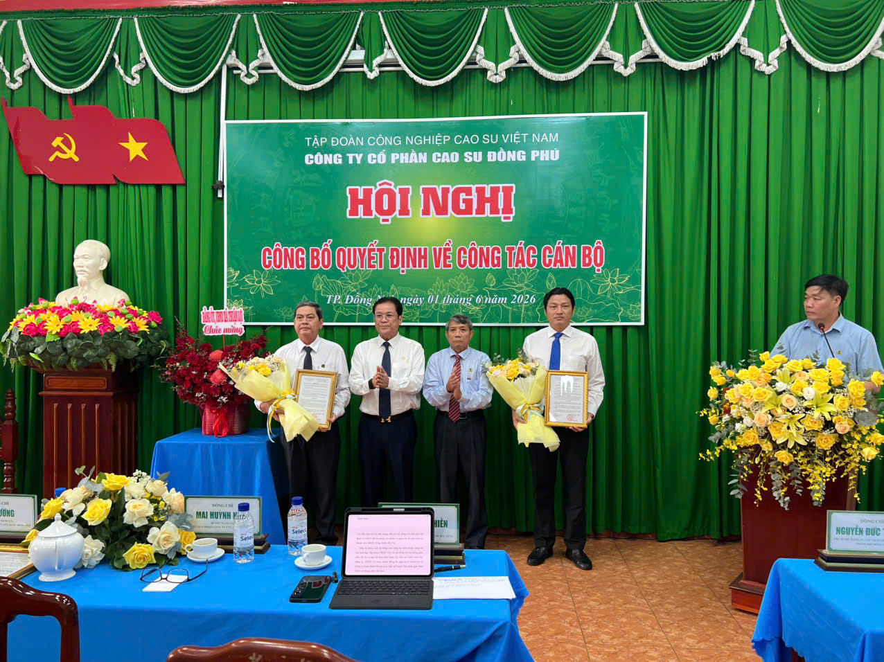 Ông Nguyễn Đức Hiền giữ chức vụ Tổng Giám đốc Công ty CP Cao su Đồng Phú