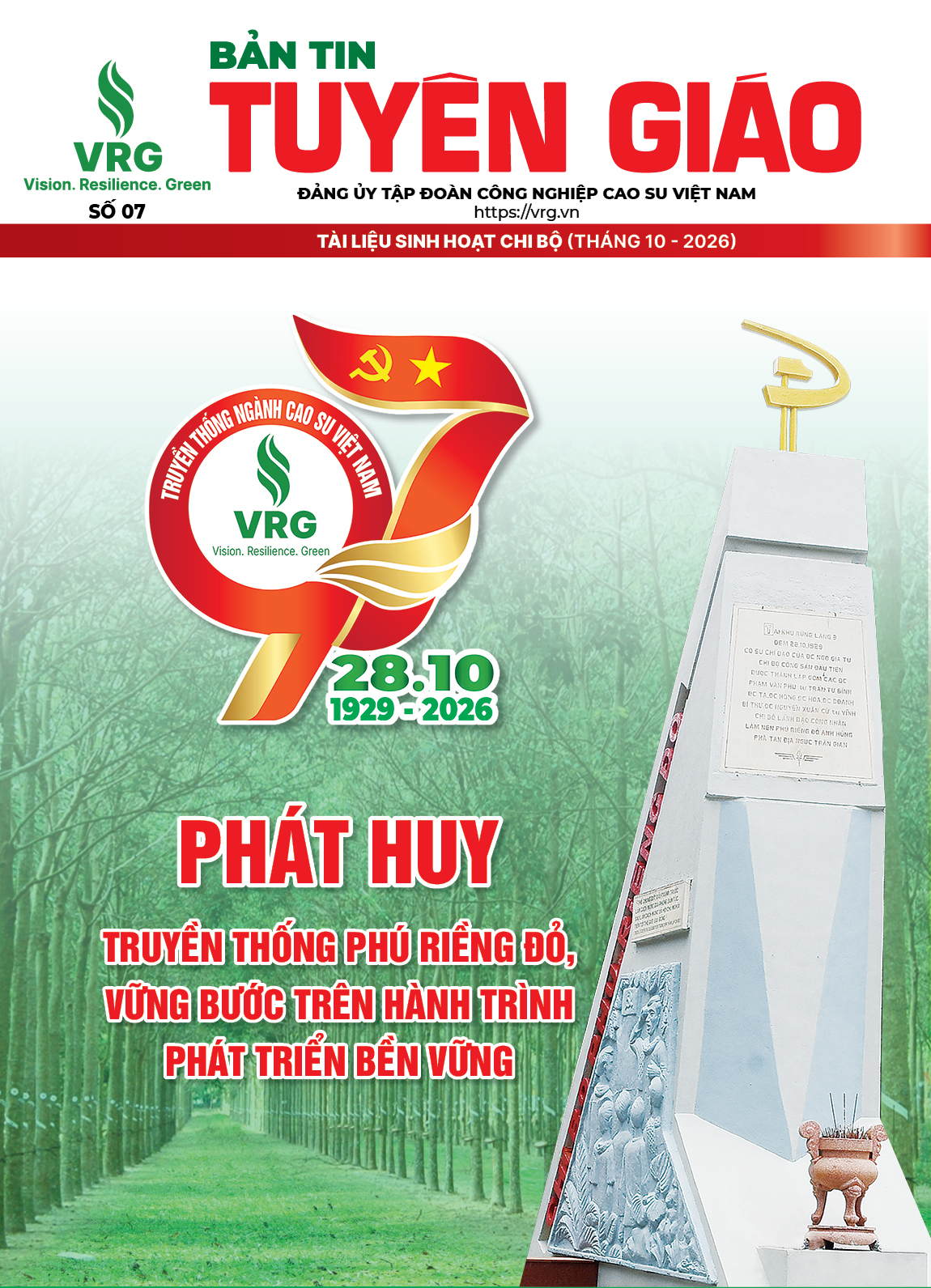 Bản tin Tuyên giáo số 7 – Tháng 10/2026